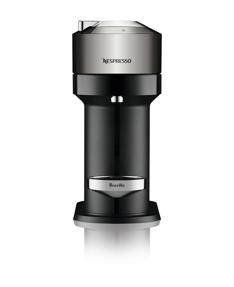 Nespresso Vertuo Next Deluxe Coffee and Espresso Machine by Breville, Dark Chrome with Aeroccino Milk Frother