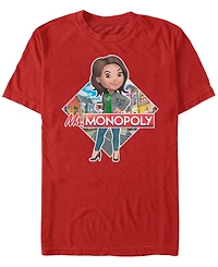 Monopoly Men's Ms Logo Short Sleeve T-Shirt
