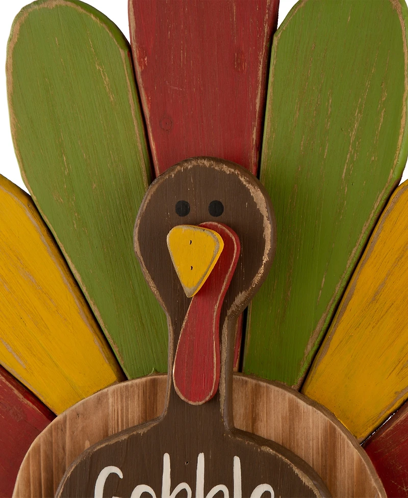 Glitzhome Thanksgiving Turkey Standing Decor