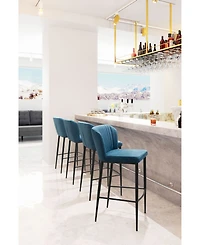 Zuo Tolivere Bar Chair, Set of 2