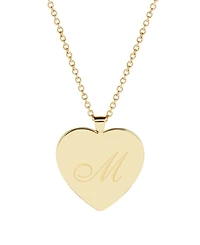 brook & york Isabel Initial Heart Gold-Plated Pendant Necklace - Gold