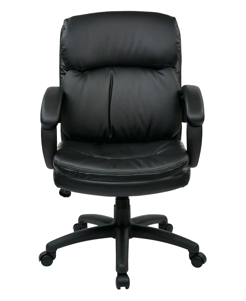 Osp Home Furnishings Bonded Leather Executive Office Chair