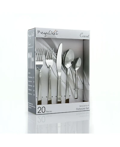 Megachef Cravat Flatware Set of 20-Piece