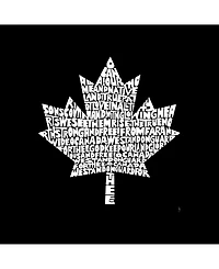 La Pop Art Canadian National Anthem Men's Raglan Word T-shirt