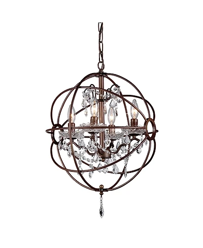 Home Accessories Edwards 17" 4-Light Indoor Chandelier with Light Kit