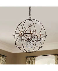 Home Accessories Planetshaker 32" 6-Light Indoor Chandelier with Light Kit