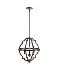 Jonathan Y Ogee 3-Light Adjustable Rustic Industrial Led Pendant