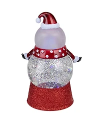 Northlight Santa Claus Led Lighted Swirling Glitter Water Globe Christmas Table top Decoration