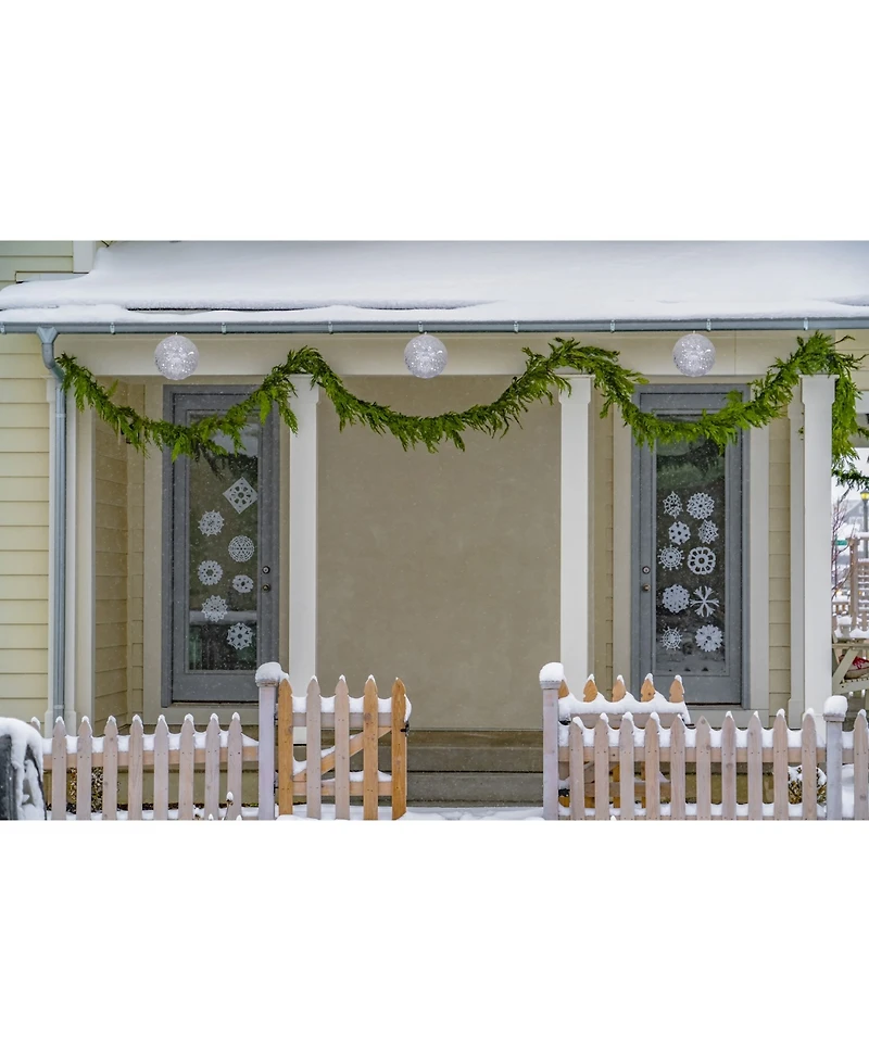 Northlight Clear Led Hanging Christmas Crystal Sphere Decor