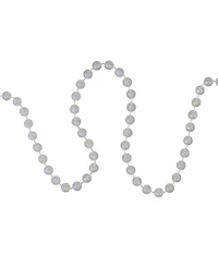 Northlight Mm Shiny Clear Iridescent Beaded Christmas Garland