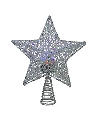 Northlight Lighted Star with Rotating Projector Christmas Tree Topper