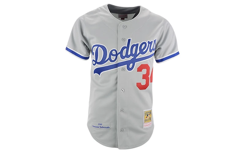 Mitchell & Ness Los Angeles Dodgers Men's Authentic Cooperstown Jersey Fernando Valenzuela