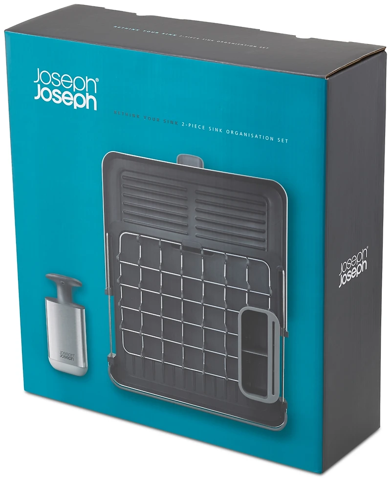 Joseph Joseph Hygienic Soap Dispenser & Smart Dish Rack Set