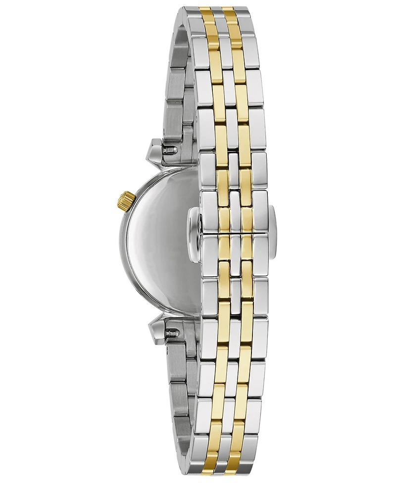 Bulova Women's Classic Regatta Diamond-Accent Two-Tone Stainless Steel Bracelet Watch 24mm