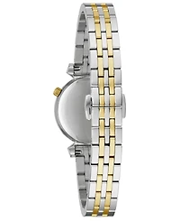 Bulova Women's Classic Regatta Diamond-Accent Two-Tone Stainless Steel Bracelet Watch 24mm