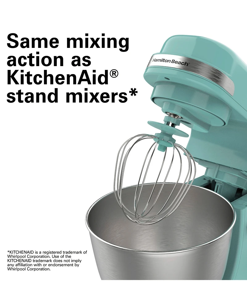 Hamilton Beach 7-Speed 4 Quart Stand Mixer, 300 Watts