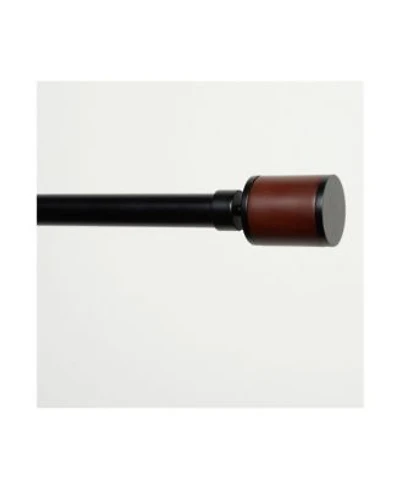 Exclusive Home Rimini 1 Window Curtain Rod Finial Set Adjustable