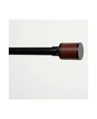 Exclusive Home Rimini 1 Window Curtain Rod Finial Set Adjustable