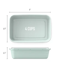 Bentgo Food Prep 1-Compartment Food Storage Containers, Pack of 10