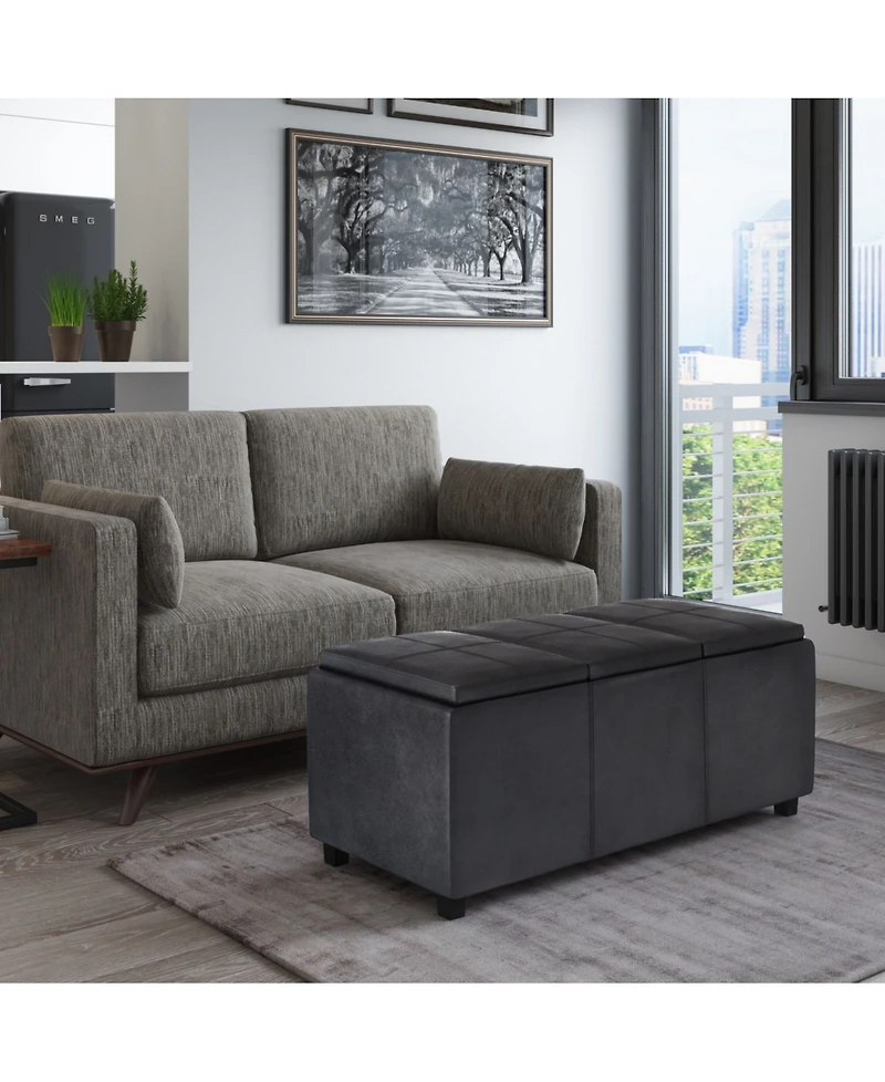 Simpli Home Avalon Storage Ottoman