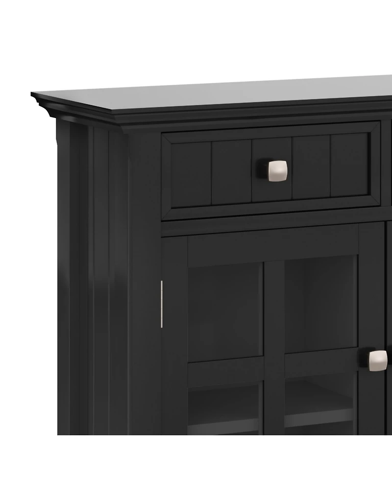 Simpli Home Acadian Solid Wood Entryway Storage Cabinet
