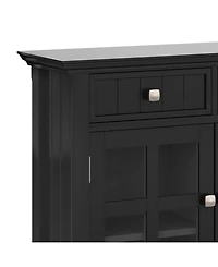 Simpli Home Acadian Solid Wood Entryway Storage Cabinet