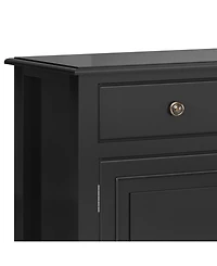 Simpli Home Connaught Solid Wood Entryway Storage Cabinet
