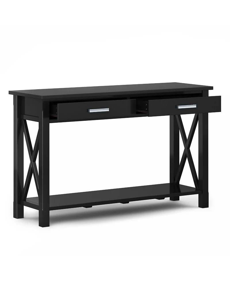 Simpli Home Kitchener Solid Wood Console Sofa Table
