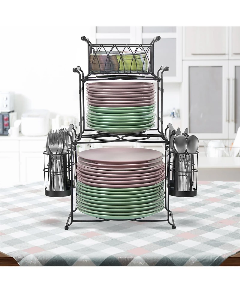 Sorbus Buffet Caddy, Set of 7