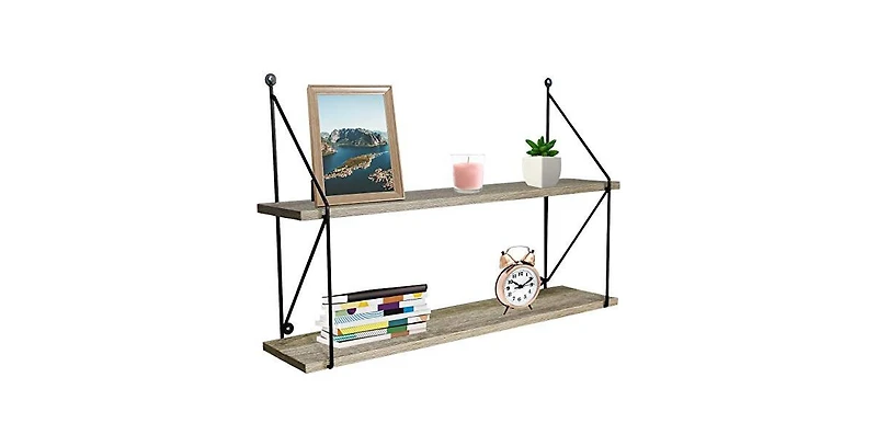Sorbus 2 Tier Floating Shelves