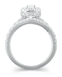 Diamond Pear-Cut Halo Bridal Set (2. ct. t.w.) 14K White, Yellow or Rose Gold