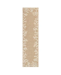 Liora Manne' Carmel Coral Border 1'11" x 7'6" Runner Rug