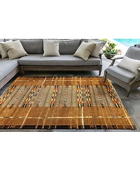 Liora Manne' Marina Tribal Stripe 3'3" x 4'11" Outdoor Area Rug
