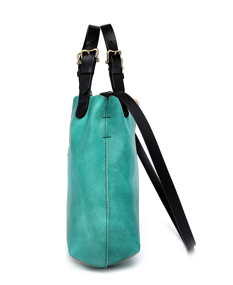 Old Trend Women's Genuine Leather Dip Dye Tote