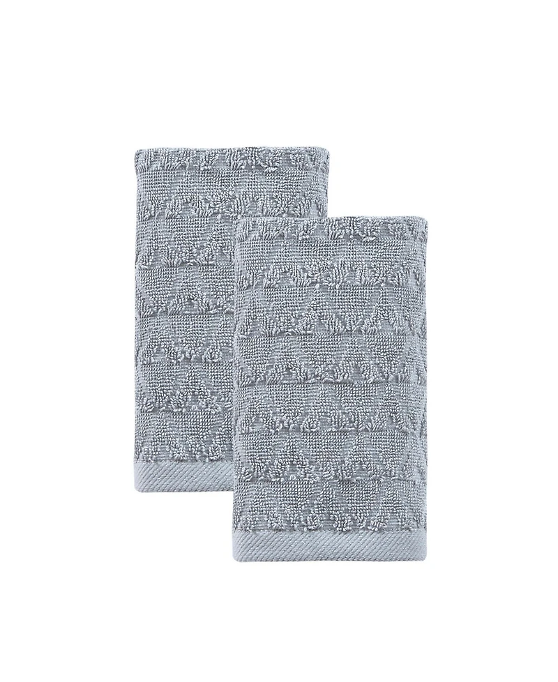 Ozan Premium Home Azure Turkish Cotton -Pc. Hand Towel Set