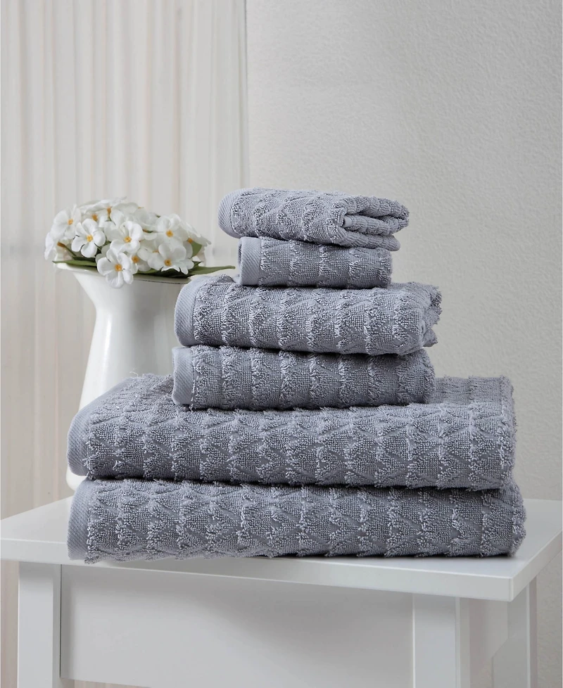 Ozan Premium Home Azure Turkish Cotton -Pc. Bath Towel Set