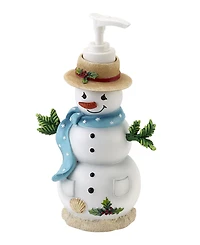 Avanti Coastal Snowman Resin Soap/Lotion Dispenser