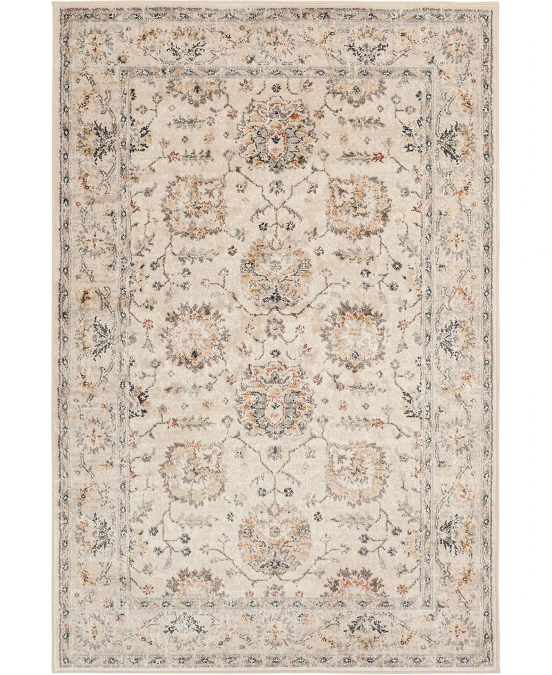 Closeout! Portland Textiles Cassandra Roan Bone 5' x 7'3" Area Rug