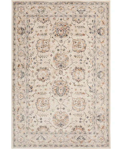 Closeout! Portland Textiles Cassandra Roan Bone 5' x 7'3" Area Rug