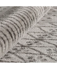 Closeout! Portland Textiles Corfu Alvis Bone 6'6" x 9'6" Area Rug