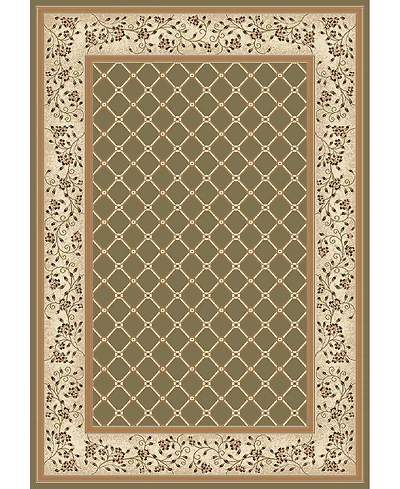 Closeout! Portland Textiles Adriatic Vintage-Inspired Trellis 5'3" x 7'7" Area Rug