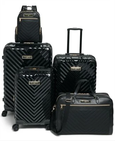 Karl Lagerfeld Chevron Luggage Collection