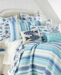 Levtex Laida Beach Whimsical Fish Reversible Quilt Sets
