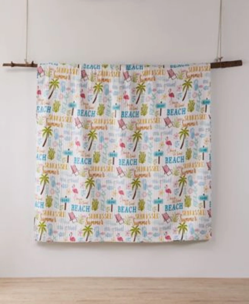 Homthreads Beach Days Quilt Set