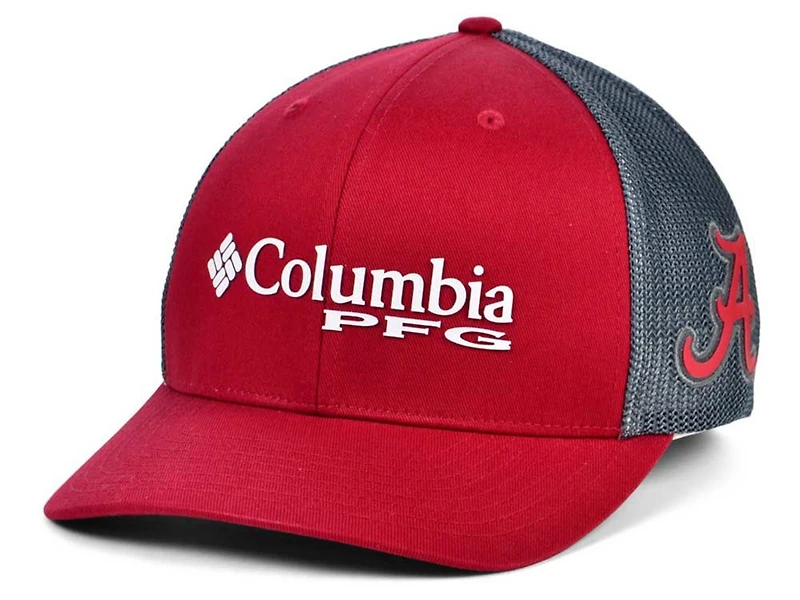 Columbia Alabama Crimson Tide Pfg Trucker Cap