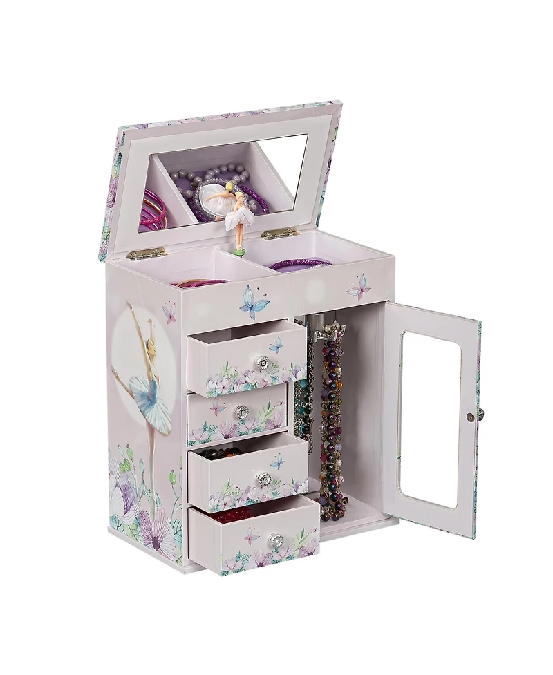 Mele Co. Liliana Girls Musical Ballerina Jewelry Box