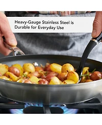 KitchenAid 3-Ply Base Stainless Steel 12" Nonstick Induction Frying Pan