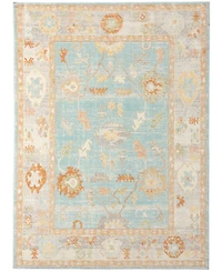 Amer Rugs Bohemian Bhm-3 Aqua and Beige 7'9" x 9'9" Outdoor Area Rug
