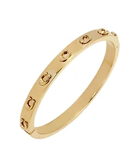Coach Signature C Hinged Bangle Bracelet