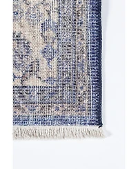 Momeni Helena Hel-4 Blue 2'6" x 10' Runner Rug